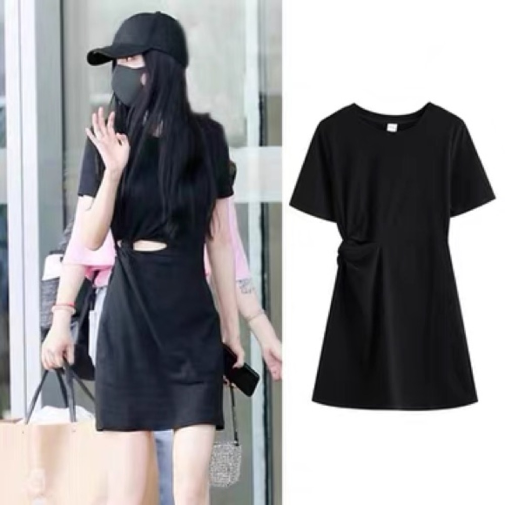 Alexander Wang Black Knot Dress